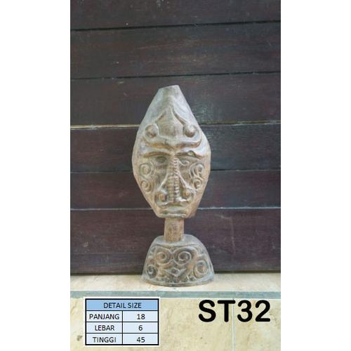 Gambar TOPENG KAYU | HIASAN DINDING | TOPENG ANTIK | DEKORASI | ST 32 dari cvmaya Kota Semarang Tokopedia