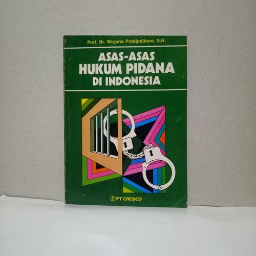 Jual BUKU ASAS ASAS HUKUM PIDANA DI INDONESIA - Jakarta Timur - ORAET ...