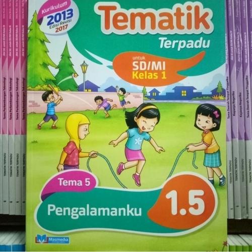 Jual BUKU TEMATIK TERPADU 1 TEMA 5 MASMEDIA UNTUK SD/MI KELAS 1 K13 ...