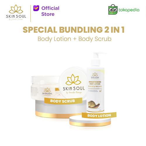 Gambar Paket Bundling SkinSoul Brightening BodyLotion&BodyScrubbyAmandaManopo dari SKINSOUL OFFICIAL STORE Jakarta Barat Tokopedia