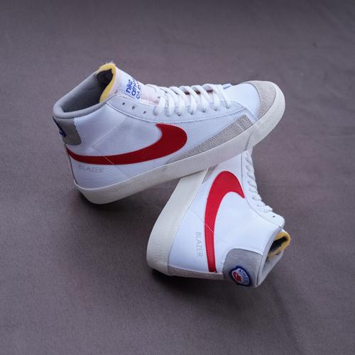 Jual NIKE BLAZER MID 77 ATC - WHITE RED 