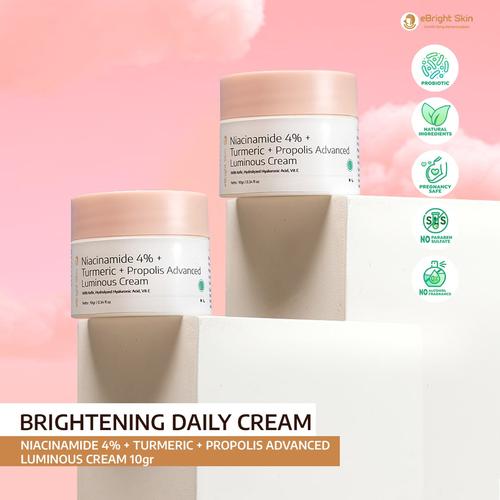 Gambar Niacinamide 4% + Turmeric + Propolis Advanced Luminous Cream - 5gr dari eBright Skin Official Kota Bandung Tokopedia