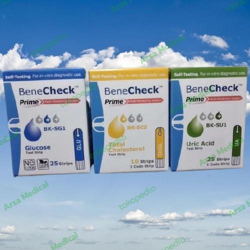 Jual Strip Benecheck Prime Gula / Asam Urat / Kolesterol - Asam Urat ...