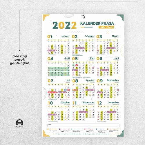 Gambar Kalender Puasa 2022 I Komplit I Bahan Tebal I Ukuran A3+ dari alhad_official Kota Bekasi Tokopedia