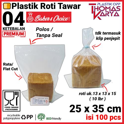 Opp Roti Polos Jual Plastik OPP LEM TEBAL POLOS 25x35 cm kemasan roti souvenir - Kota ...