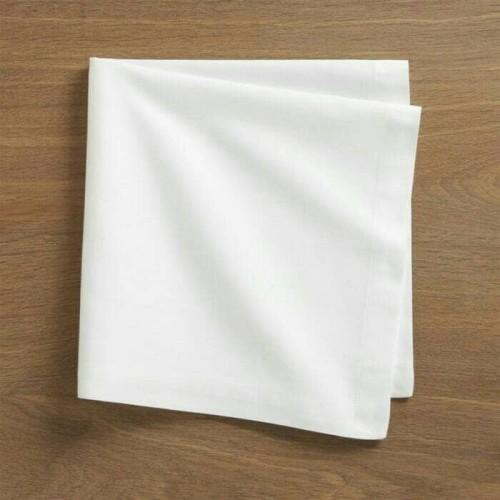 Jual serbet/napkin putih polos full cotton/damask/damas hotel/resto