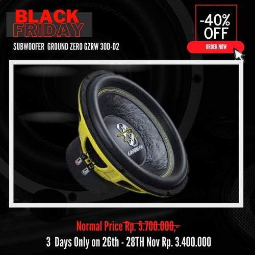Gambar Subwoofer 12" Ground Zero GZRW 30D-D2 dari Cartens Store Jakarta Selatan Tokopedia