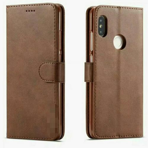 Xiaomi Redmi Note Redmi Note Pro Case Flip Cover Case Leat Cokelat  di Kedaikudua Tokopedia