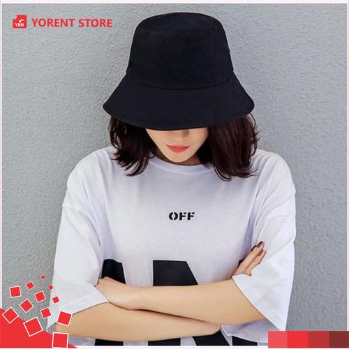 Topi Bucket Wanita Pria Bolak Balik 