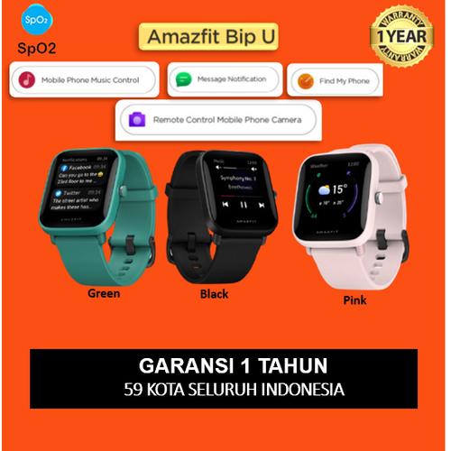 Jual Amazfit Bip U International Version - Hitam - Jakarta Barat - Mi Home  Official Store | Tokopedia