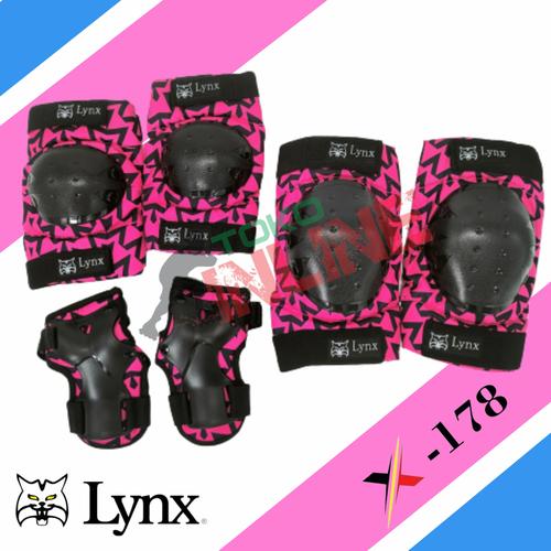 Promo Protector Set LYNX X178 Deker Skateboard Sepeda Sepatu Roda