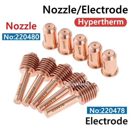 CUTTER Tips, CUTTER Consumables 5PCS 220478 Electrode 5 PCS 220480 Buzzle Tips Consommables Conseils Standard Accessoires CUTTER pour MAX30PLASMA CUTTER TORCH CUTTER Tips, CUTTER Consumables 5PCS 220478 Electrode 5 PCS 220480 Buzzle Tips Consommables Conseils Standard Accessoires CUTTER pour MAX30PLASMA CUTTER TORCH