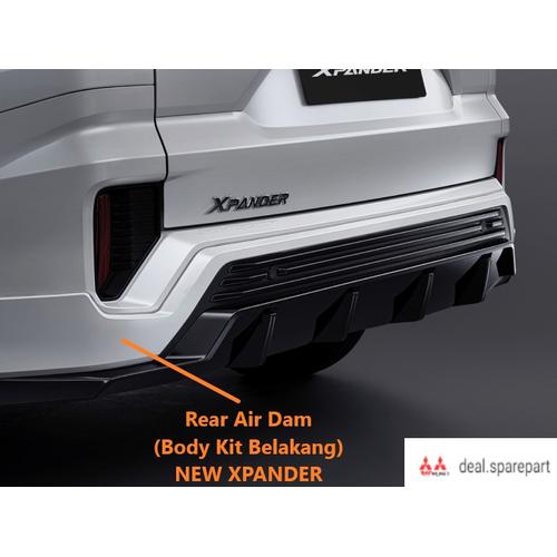 Jual Rear Air Dam Mitsubishi New Xpander / Aksesoris Body Kit Belakang