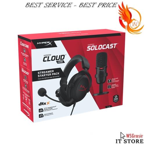 Jual HyperX Streamer Starter Pack - Headset Cloud Core + SoloCast Mic -  Jakarta Barat - WSGROSIR | Tokopedia