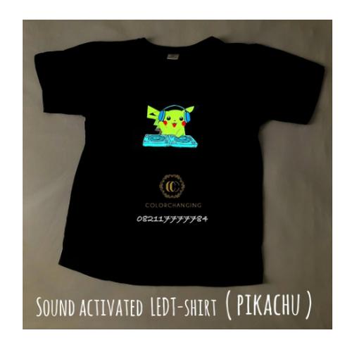 Jual Terbaik LED T-shirt sensor suara 