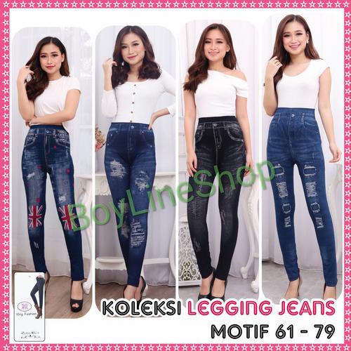 Promo Denim Legging Wanita Import 