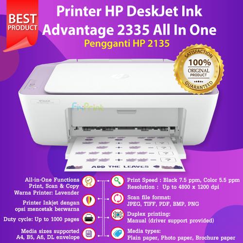 Promo Printer HP Deskjet All In One Print Scan Copy 2335 2336 2337 2775  2776 - 2775 WIFI - Jakarta Pusat - FixPrint Indonesia | Tokopedia