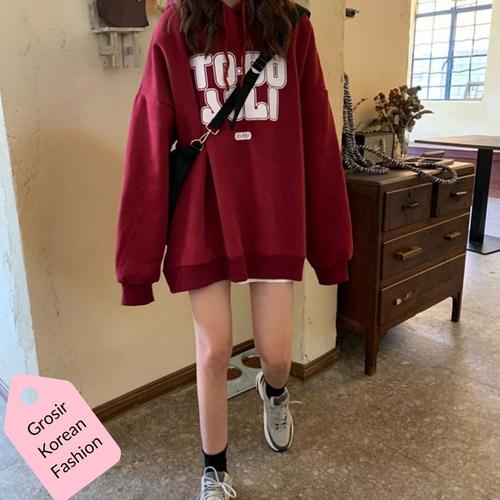 Jual Sweater Hoodie Wanita Import Korea 