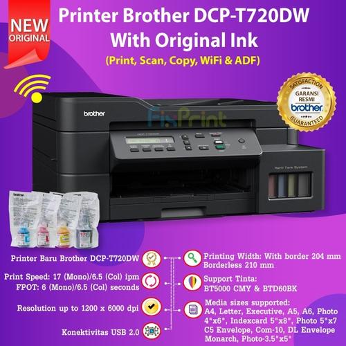 Promo BROTHER DCP-T720DW Printer Ink 
