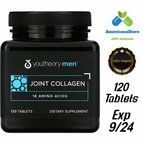 Jual Youtheory Men Joint Collagen Advanced Formula Type 2, 120 Tablets