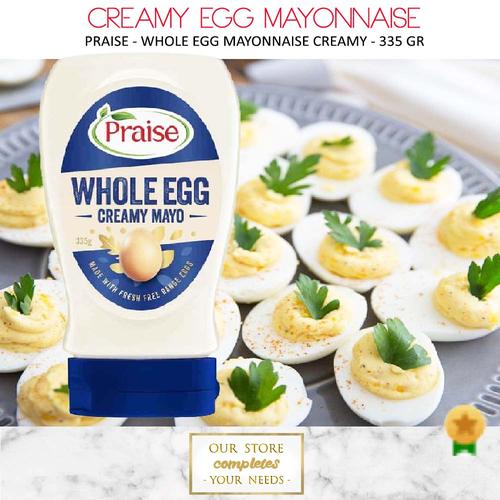 Jual MAYONNAISE REAL WHOLE EGG MAYO PRAISE WHOLE EGG CREAMY MAYO