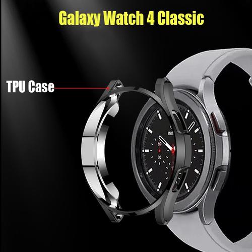 Jual Soft Case Cover Samsung Galaxy Watch 4 42, 46mm Classic Bumper -  Black, 42mm - Kota Tangerang - Groupon Accessories | Tokopedia