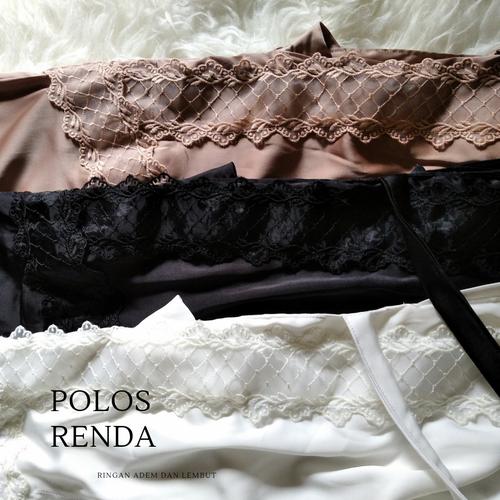Gambar mukena armany silk renda cantik - Hitam dari Gerbera Collection Kota Depok Tokopedia