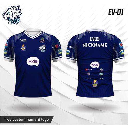 Jual Jersey free fire baju ff evos terbaru kaos freefire - Biru, XS - Kota Semarang - Listons 
