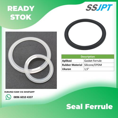 Jual Gasket silicone ferrule sanitary 1,5