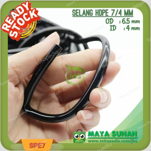 Gambar Selang PE 7*4mm lentur, 1 meter - Tube hidroponik 7/4 Glossy dari Maya Sunan Jakarta Barat Tokopedia