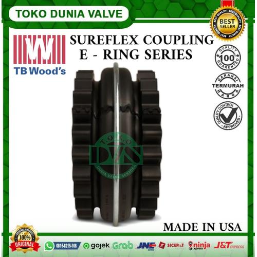 8JES Split Sureflex Coupling Insert – Black EPDM Rubber Element – Shorenutz