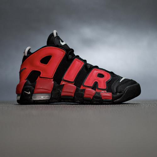 Nike more air uptempo navy and red air 