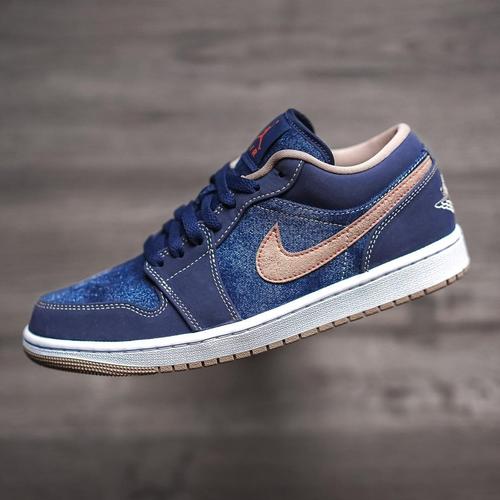 Jual Air Jordan 1 Low Denim Blue SE 
