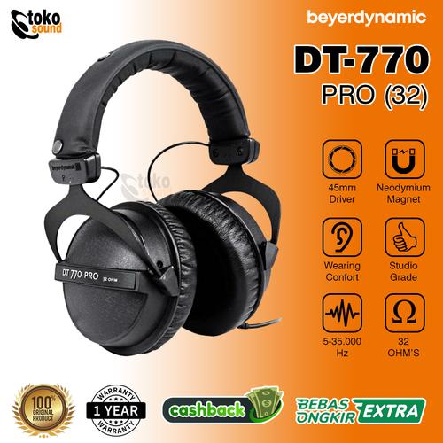 Jual Beyerdynamic DT 770 Pro (32 ohm Prefessional Studio Headphone) -  Jakarta Barat - tokosound proaudio | Tokopedia