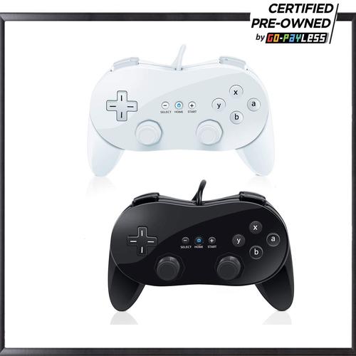 Jual Wii Classic Controller Pro Nintendo Wii Stik Dan Wii U Black