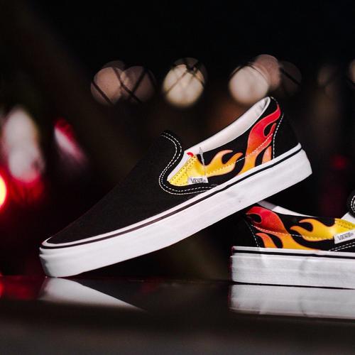 vans classic flame