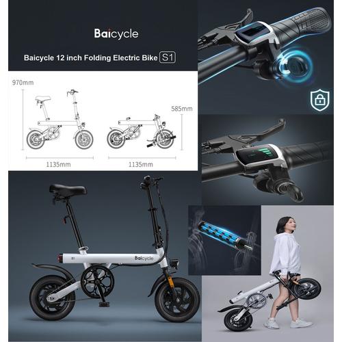 Jual Sepeda Listrik Lipat Baicycle S1 