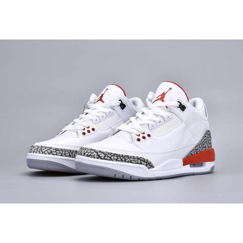 jordan 3 white red