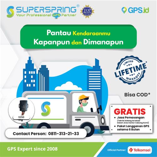 Gambar GPS Tracker SUPERSRPING S-250 Pelacak Kendaraan SUPER SPRING S250 dari Super Spring Official Jakarta Pusat Tokopedia