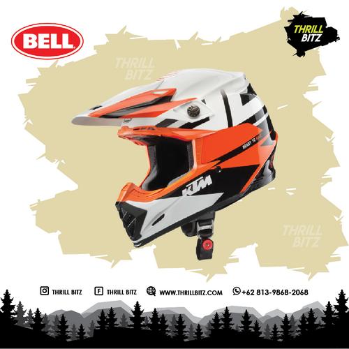 Jual Helm Bell Moto 9 Flex Helmet - KTM 