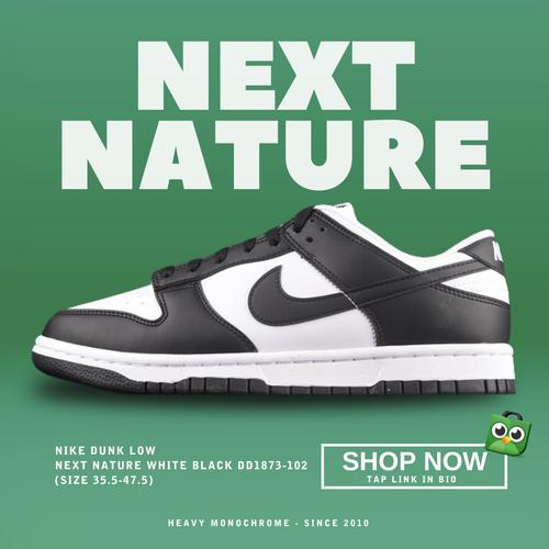 Jual Nike Dunk Low Next Nature White Black DD1873-102 (Size 35.5-47.5) -  Kota Surabaya - Heavy Monochrome | Tokopedia