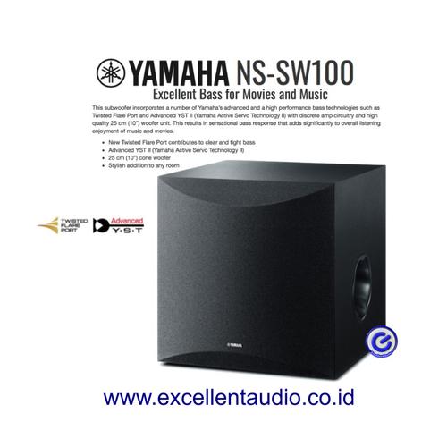 Gambar Yamaha active subwoofer NSSW100 NS 100 SW100 dari Excellent Audio M2 Jakarta Pusat Tokopedia