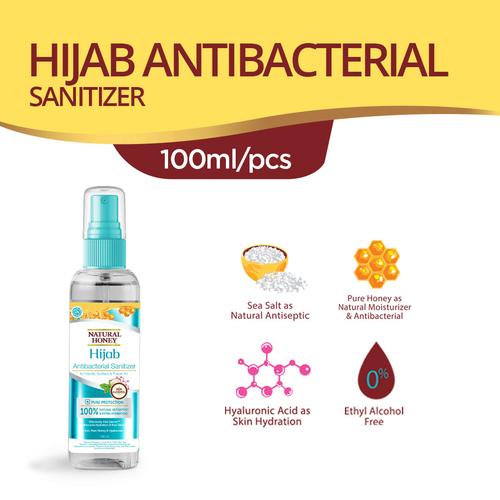Gambar Natural Honey Hijab Anti Bacterial Hand & Surface Sanitizer dari Tempo Store Official Jakarta Timur Tokopedia