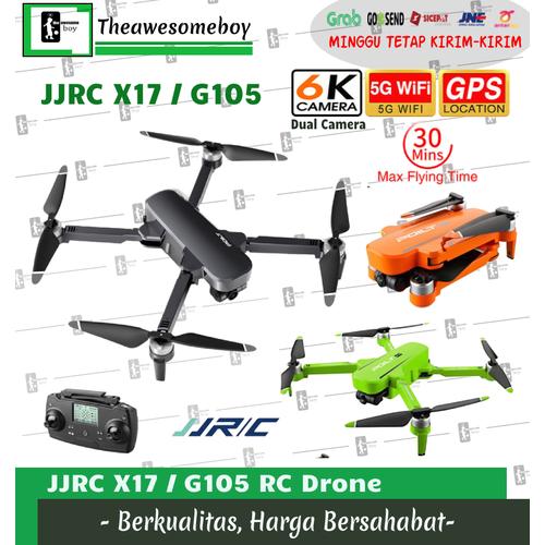 Jual JJRC X17 / G105 Wifi 5G GPS Drone Foldable FPV 6K 2 Axys Gymbal Camera  - Kota Bekasi - Theawesomeboy | Tokopedia