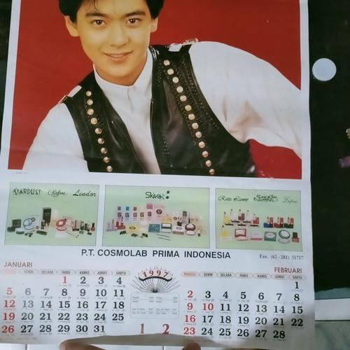 Jual kalender lawas tahun 1997 - kalender 1997 - kalender Jadul 1997