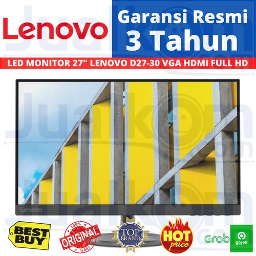 Jual LENOVO GAMING MONITOR D27-30 27 inch FHD LED HDMI VGA Garansi ...