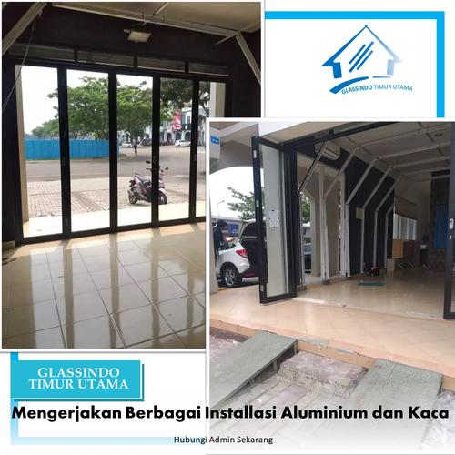 Partisi Ruko Jual Partisi Pintu Ruko Garasi Lipat Aluminium Kaca - Kota Tangerang ...