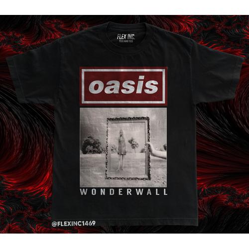 Jual Kaos Oasis Wonderwall Band Vintage 