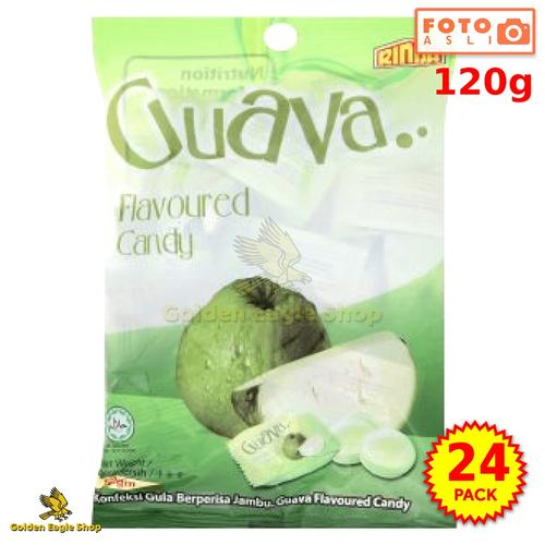 Jual [Isi 24 PACK] Permen Rinda Guava Flavoured Candy (24 Pack x 120g ...