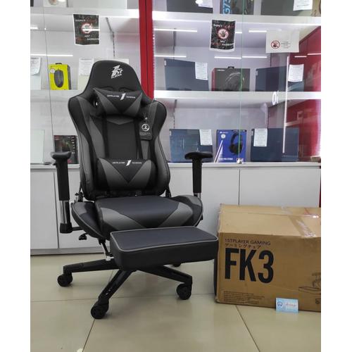 Gambar Gaming Chair 1STPLAYER FK3 BLACK GREY (Ada Fitur Pijat) dari ArinGoComputer Kota Samarinda Tokopedia